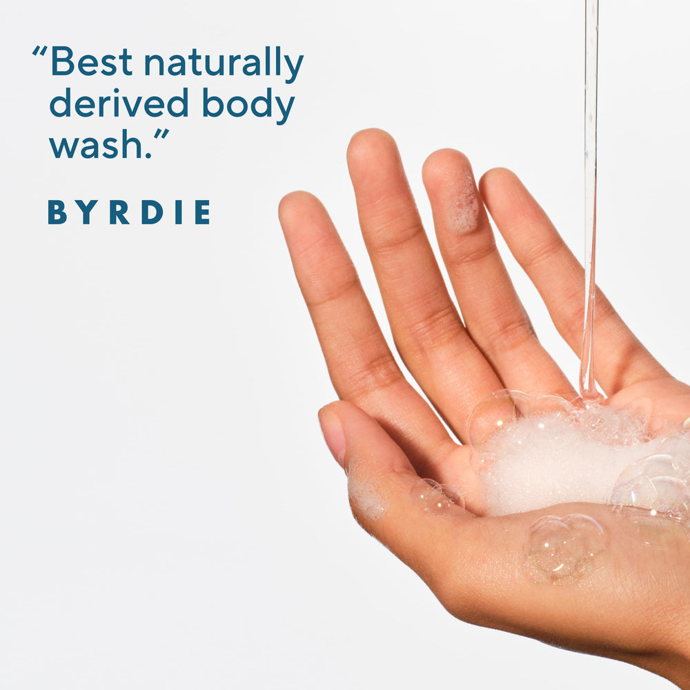 Native creamy foam texture close-up, demonstrating gentle lather and moisturizing feel