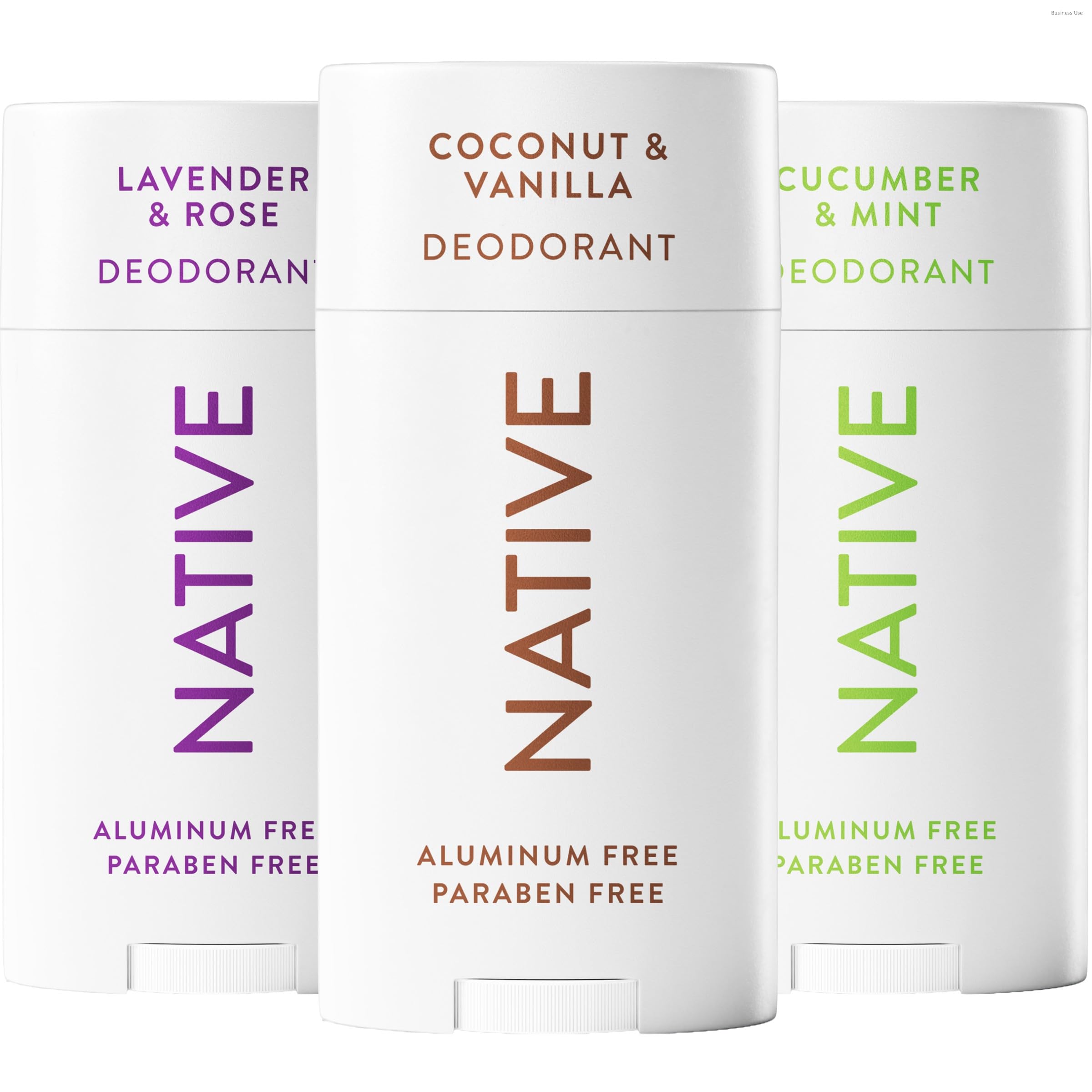 Native front packaging showing 72-hour odor control benefit