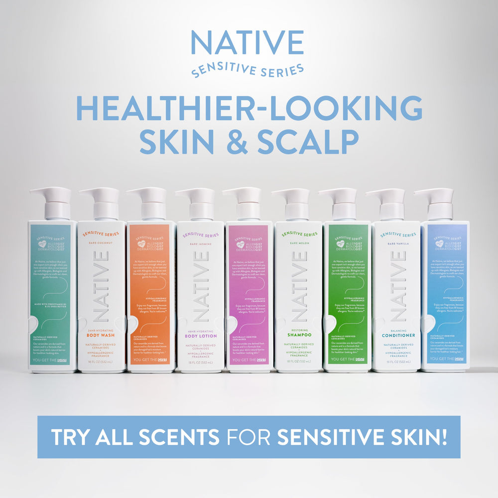 Native-treated hair smooth and frizz-free showing visible benefits