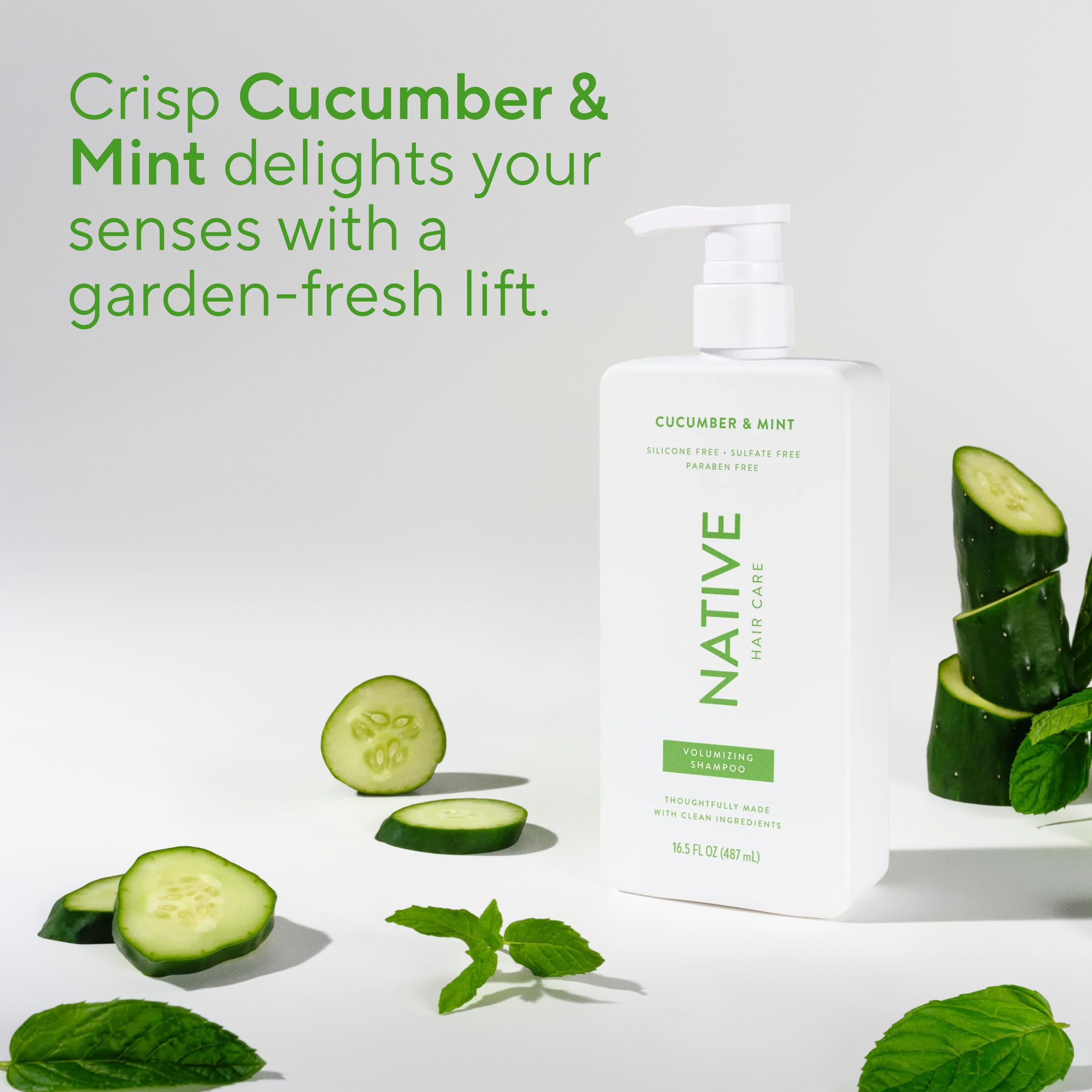 Key ingredients coconut oil and food-grade salts with Native branding benefit