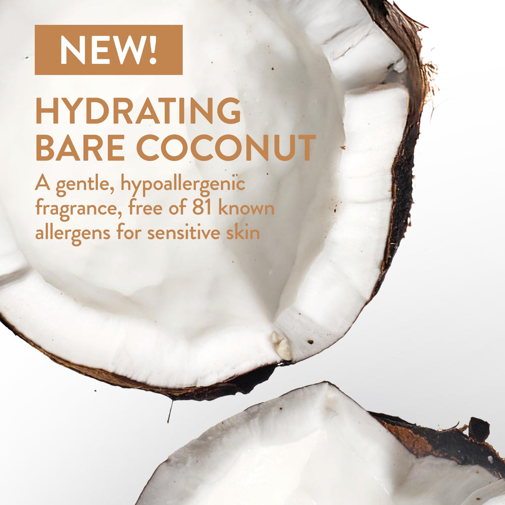 Native ingredient list label photo emphasizing allergen-free formulation benefit