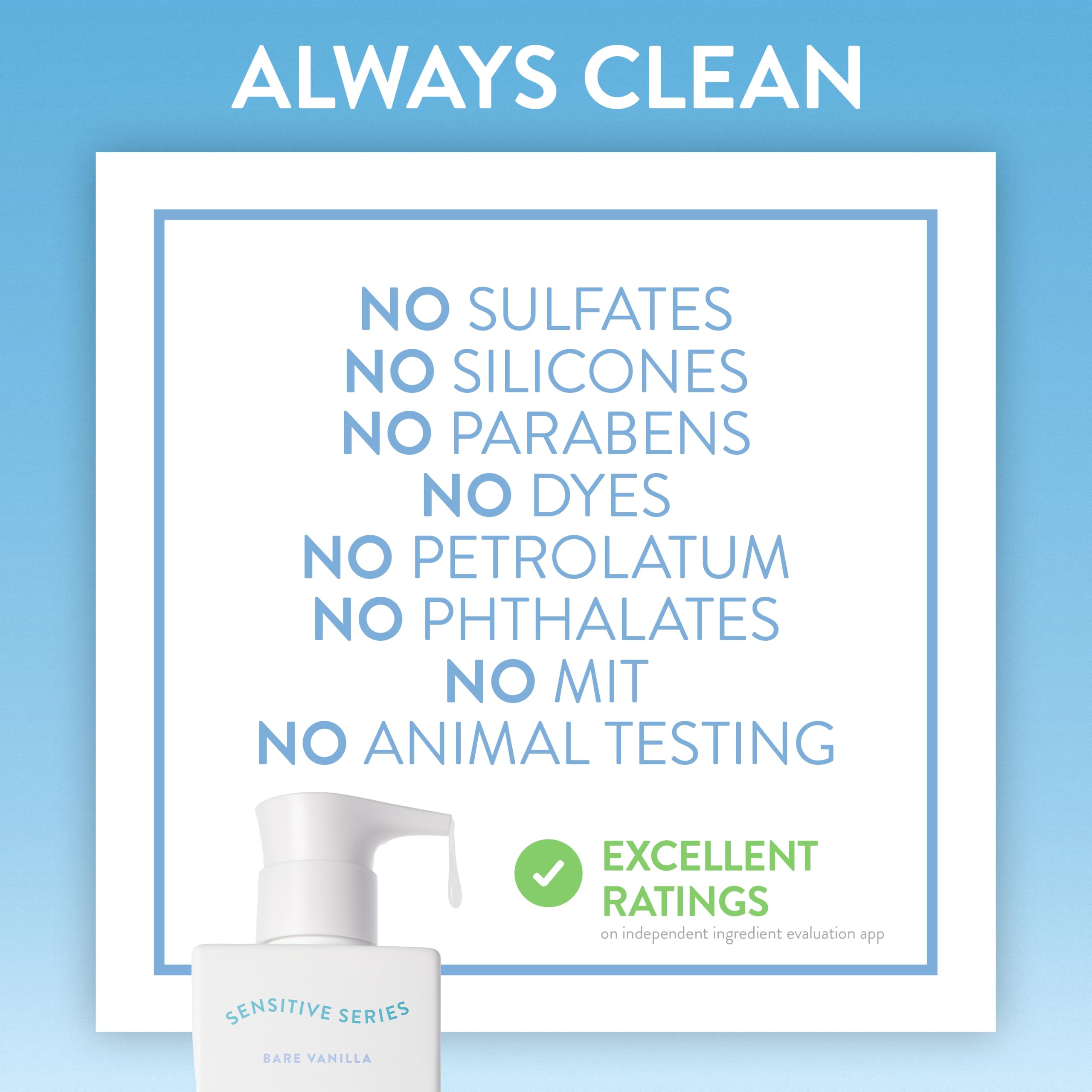 Close-up of Native label ingredients list ensuring transparency benefit
