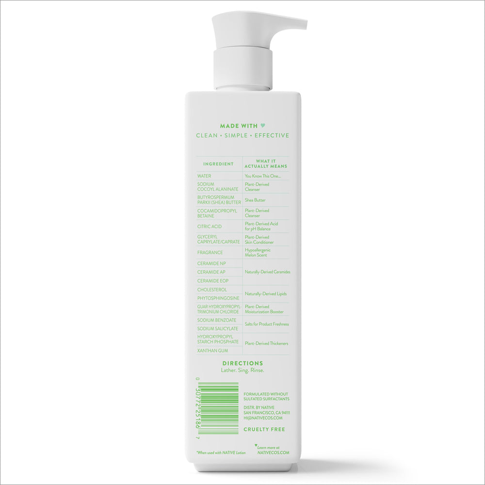 Native back label closeup showing allergist collaboration and clarity