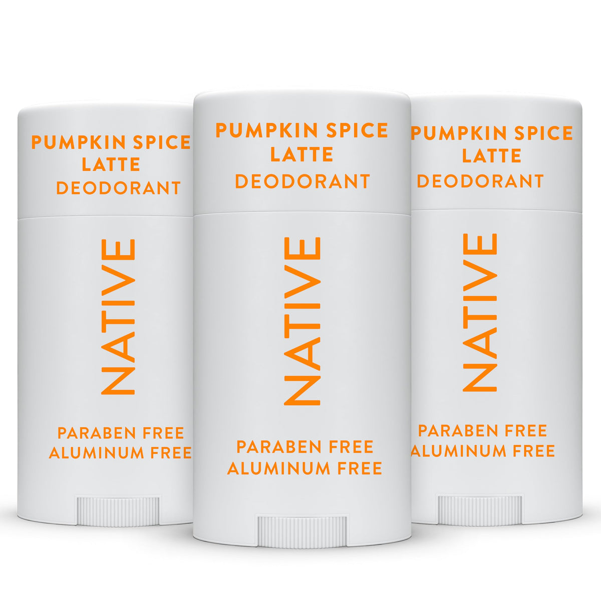 Native pumpkin spice front packaging showing seasonal scent and long-lasting protection