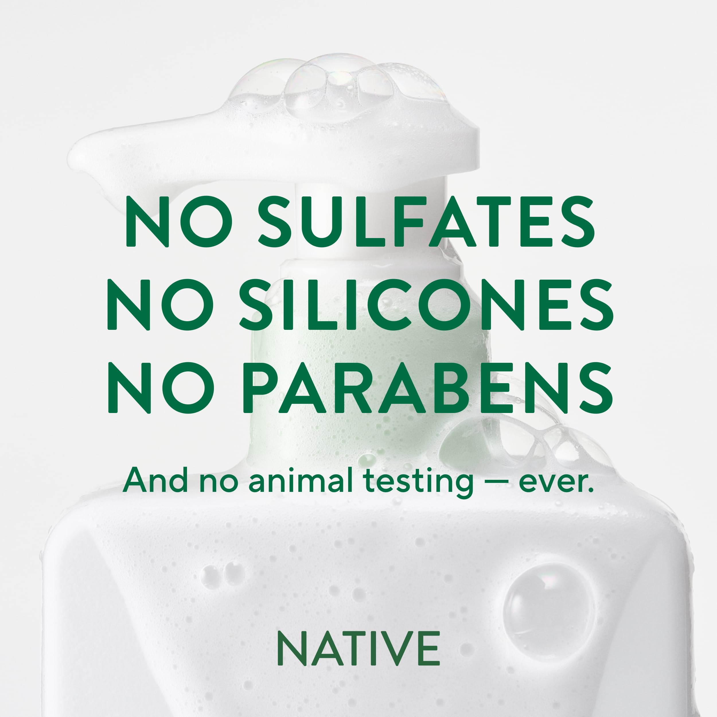 Native duo in a shower scene illustrating in-routine use and refreshing scent benefit