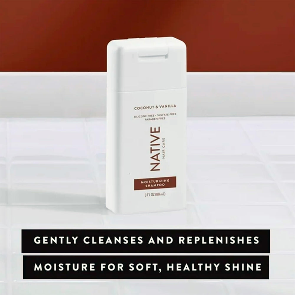 Native bottle in hand showing travel size convenience benefit