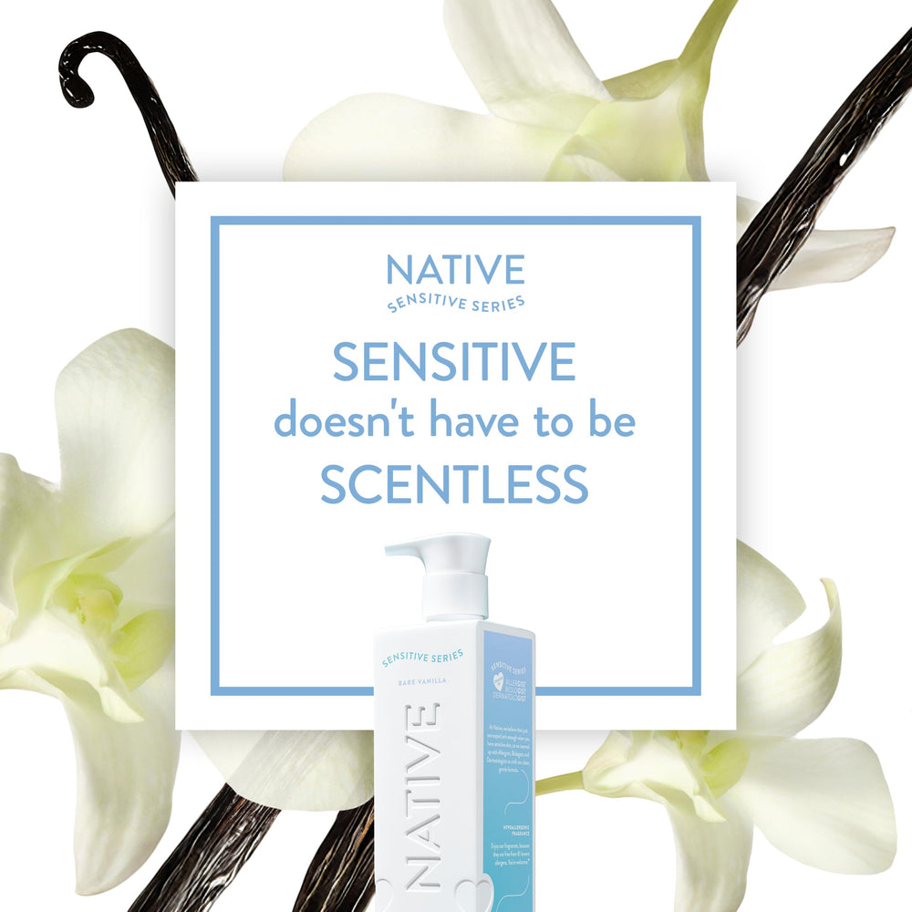 Native conditioner cream texture highlighting lightweight hydration