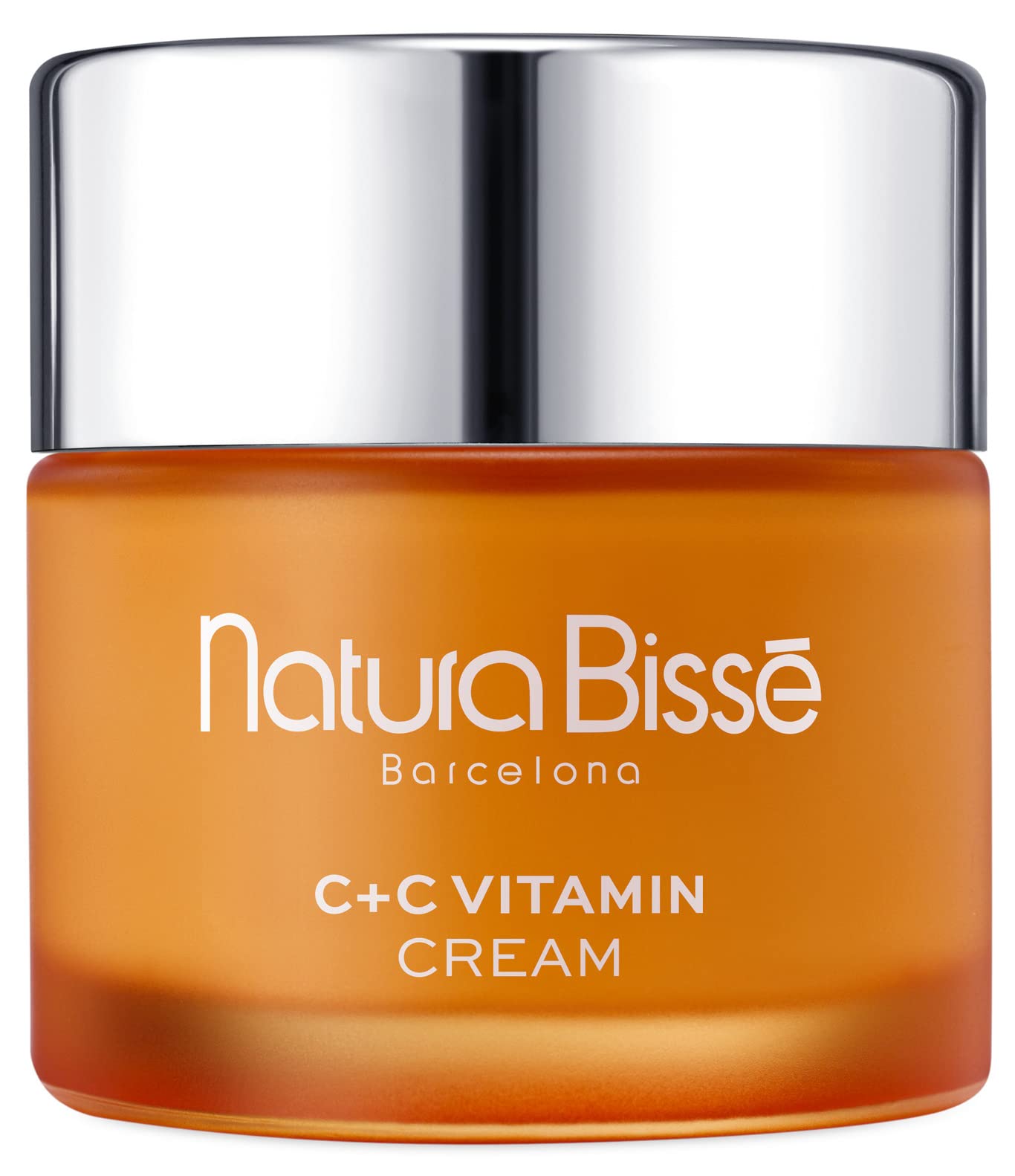 Natura Bissé front jar view showing elegant packaging and brightening benefits