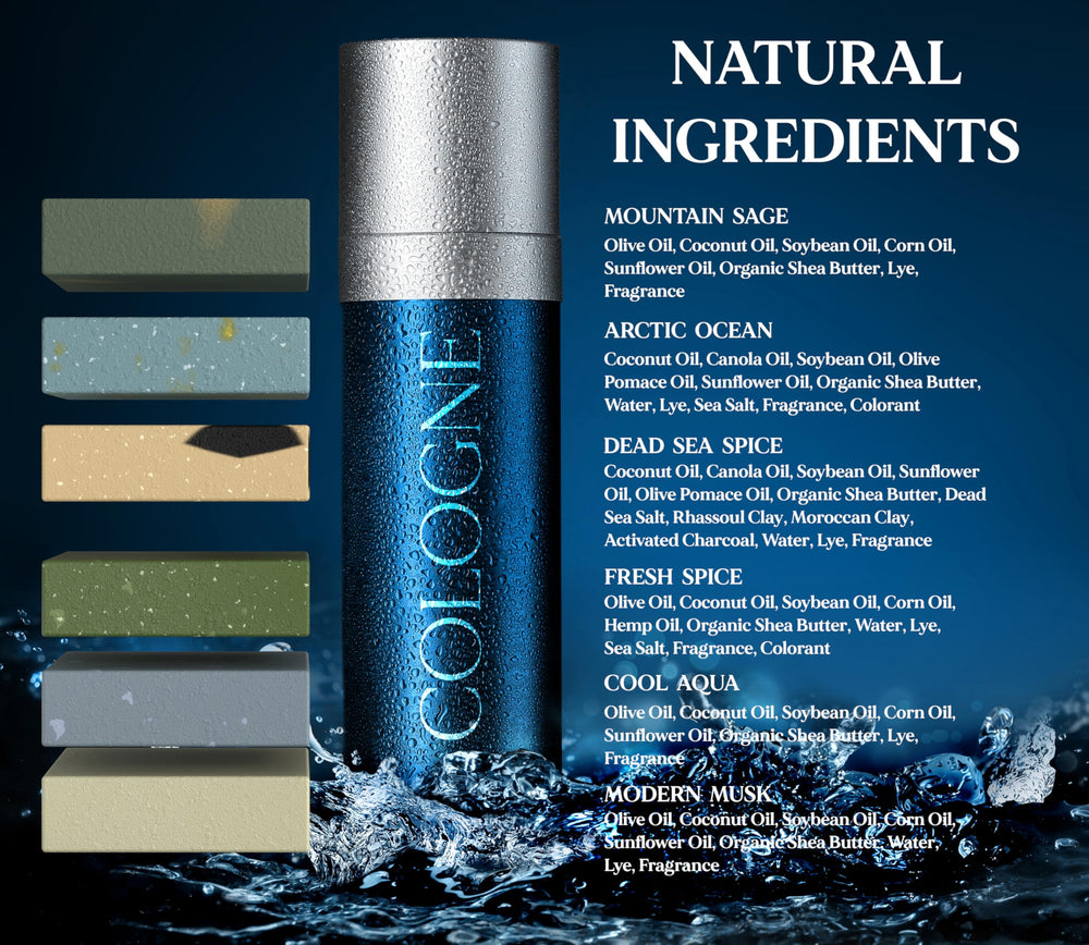 NATURAL AMERICAN ingredient label close-up highlighting organic shea butter