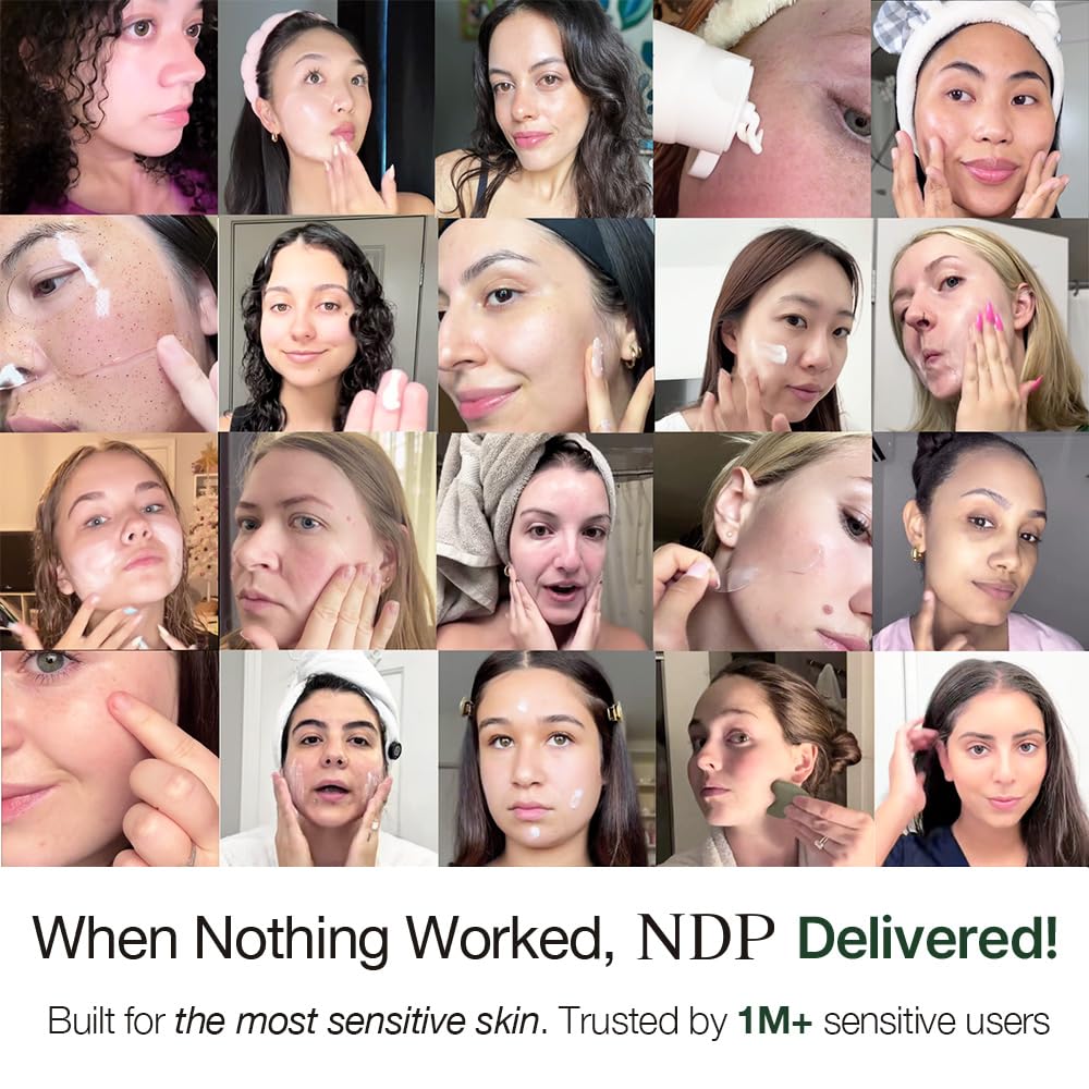 NATURAL DERMA PROJECT application on hand showing fast-absorbing, non-greasy finish and comfort