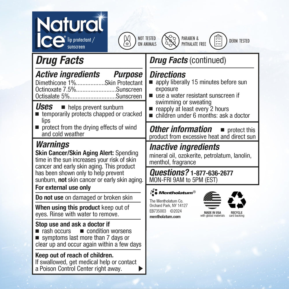 Natural Ice used outdoors showing reliable lip protection on the go