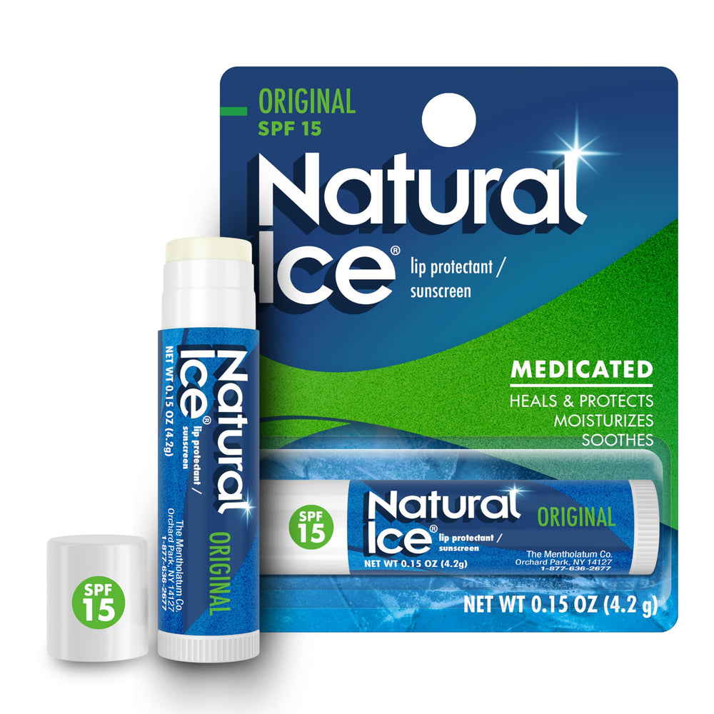 Natural Ice front packaging showing branded tube and cooling relief