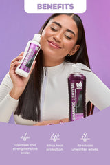 Natural Sant closeup of onion biotin rosemary ingredients highlighting natural nourishment