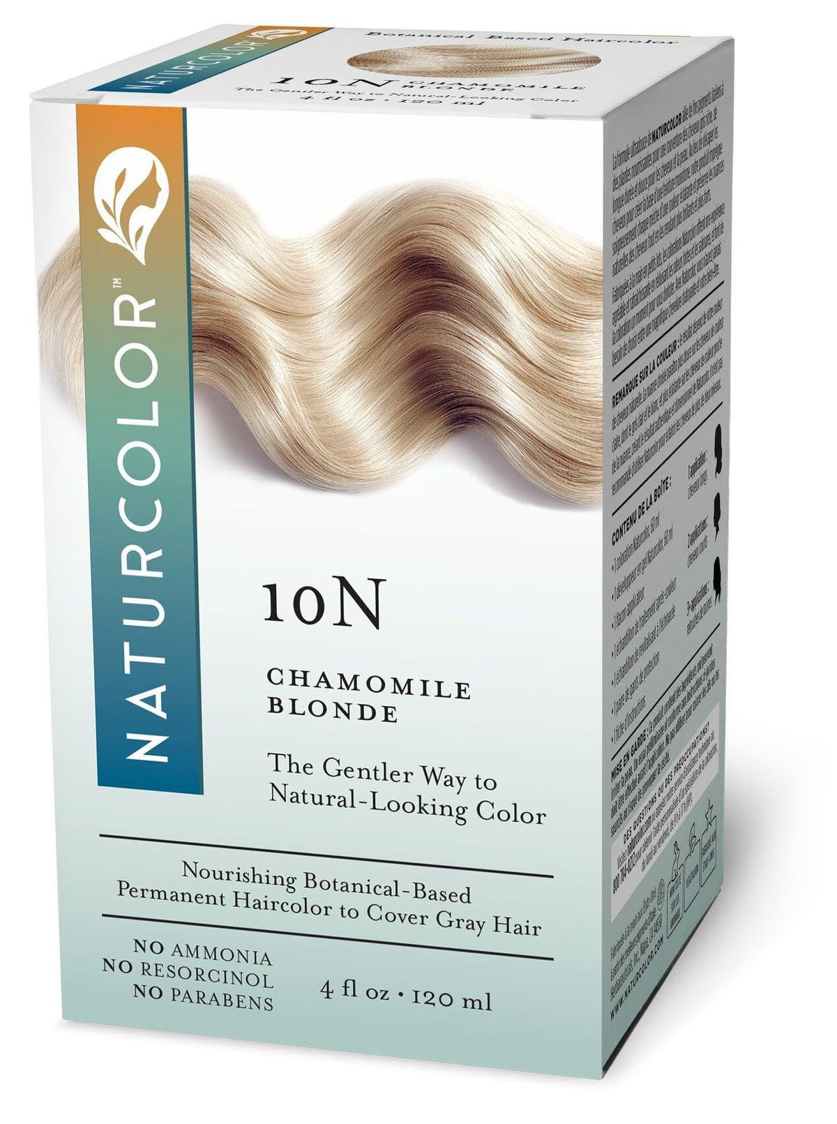 Naturcolor front packaging showing chamomile blonde shade and benefits