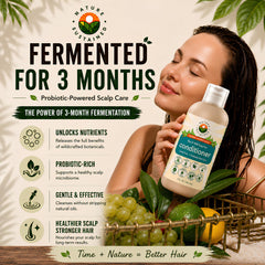 Nature Sustained bottle in a hand to show 9 oz scale and travel convenience