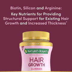 Nature's Bounty open bottle with gummies served, convenient daily serving benefit