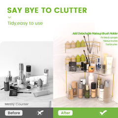 NATURE'S SOURCE close-up of clear acrylic tray highlighting durable, easy-clean finish