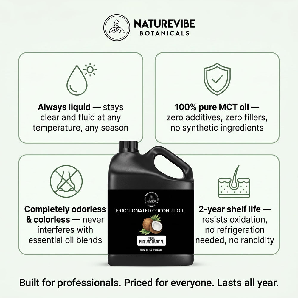 Naturevibe Botanicals applied to hair ends demonstrating lightweight shine benefit