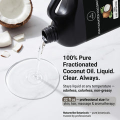 Naturevibe Botanicals pouring oil close-up showing silky texture for smooth application