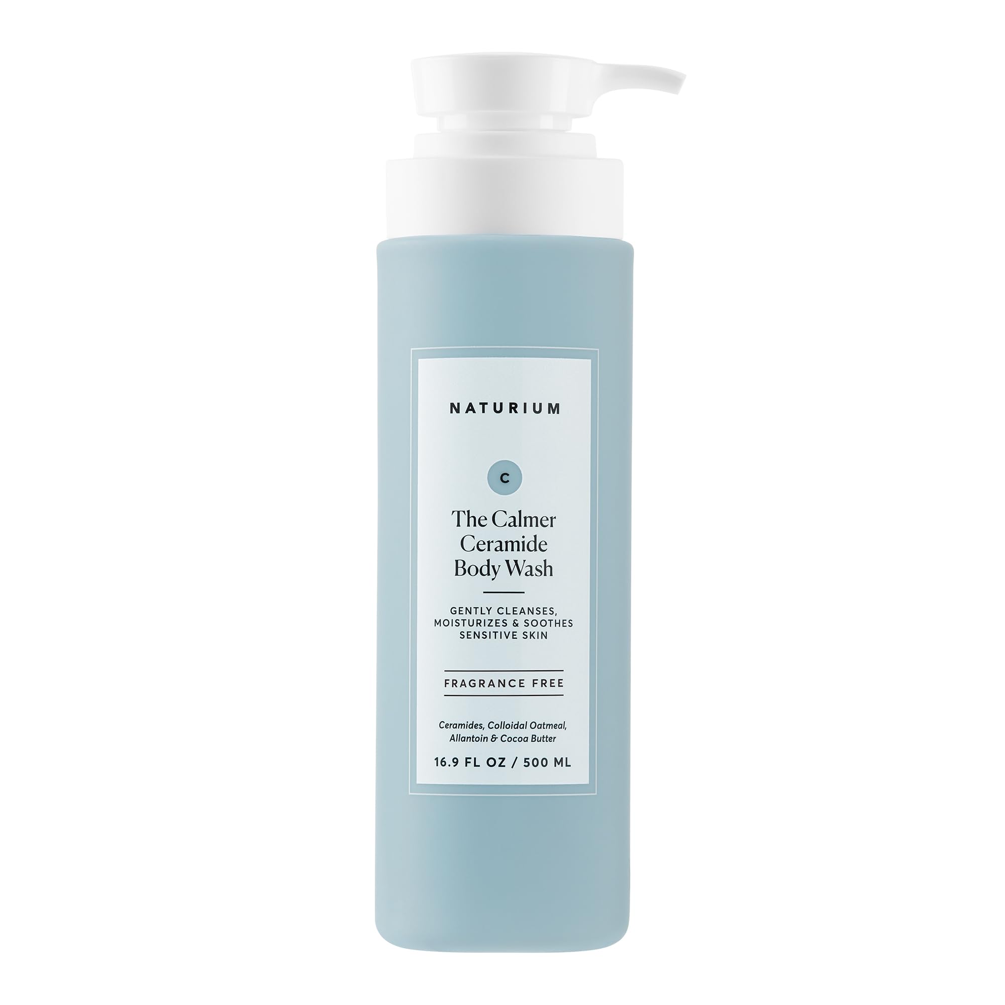 Naturium front packaging showing bottle and clear product benefit