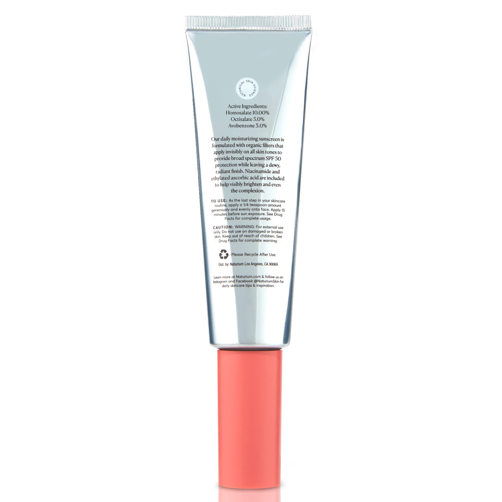 Naturium ingredients label highlighting active filters and skincare actives for transparency