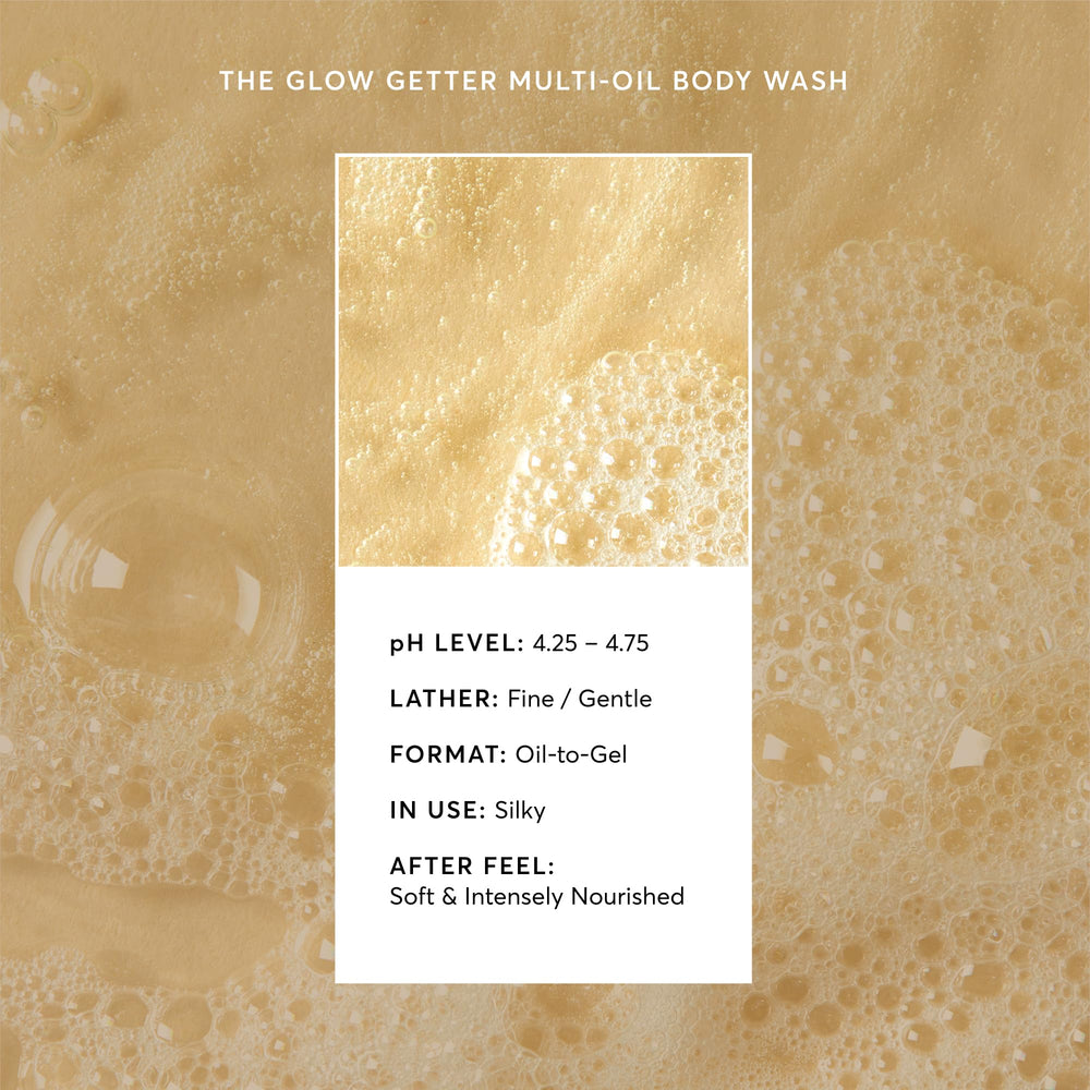 Naturium lather demo showing creamy milky foam that cleans without stripping