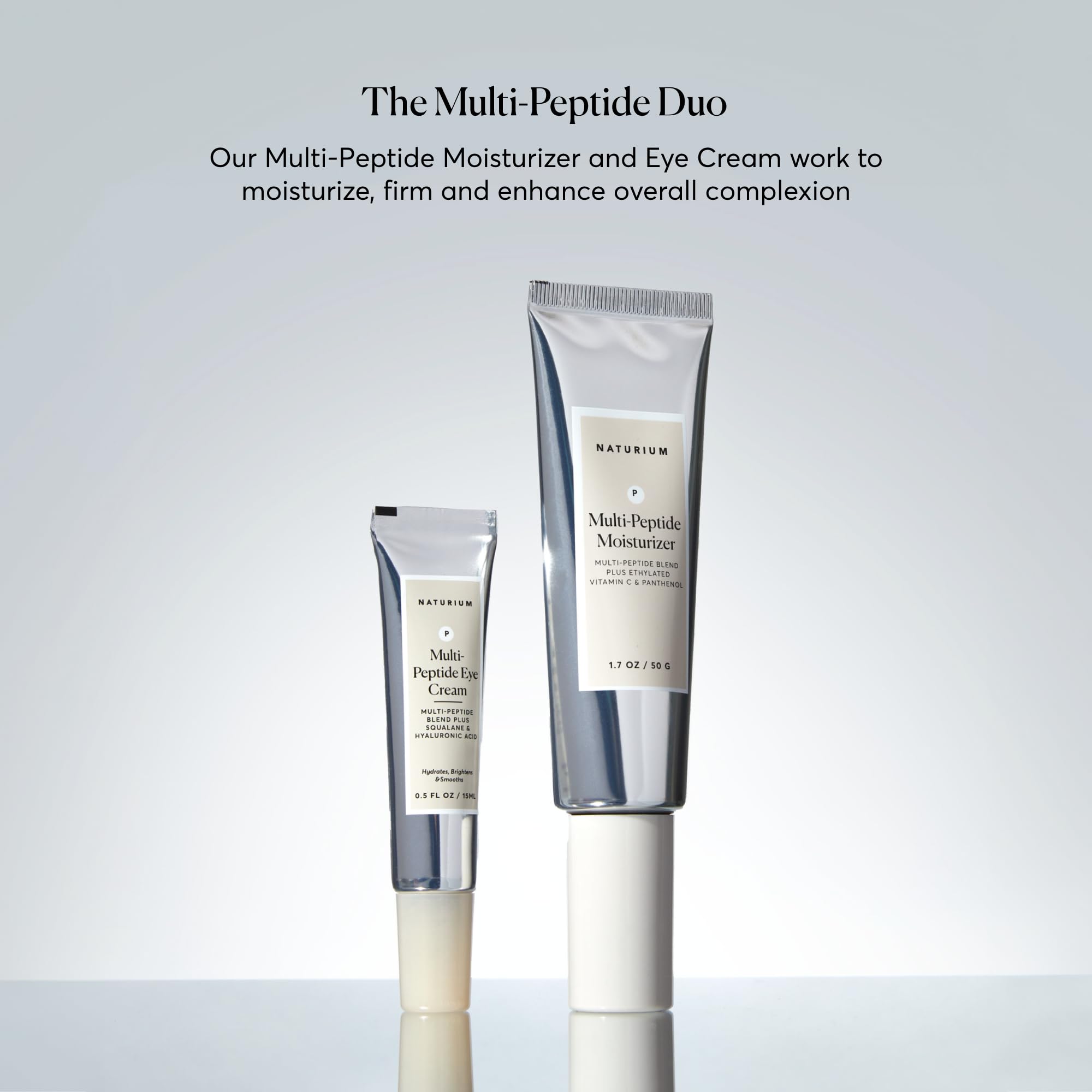Naturium on bathroom counter lifestyle shot showing daily routine benefit