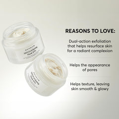 Naturium mask in hand application demonstrating easy spreadability and quick five-minute treatment