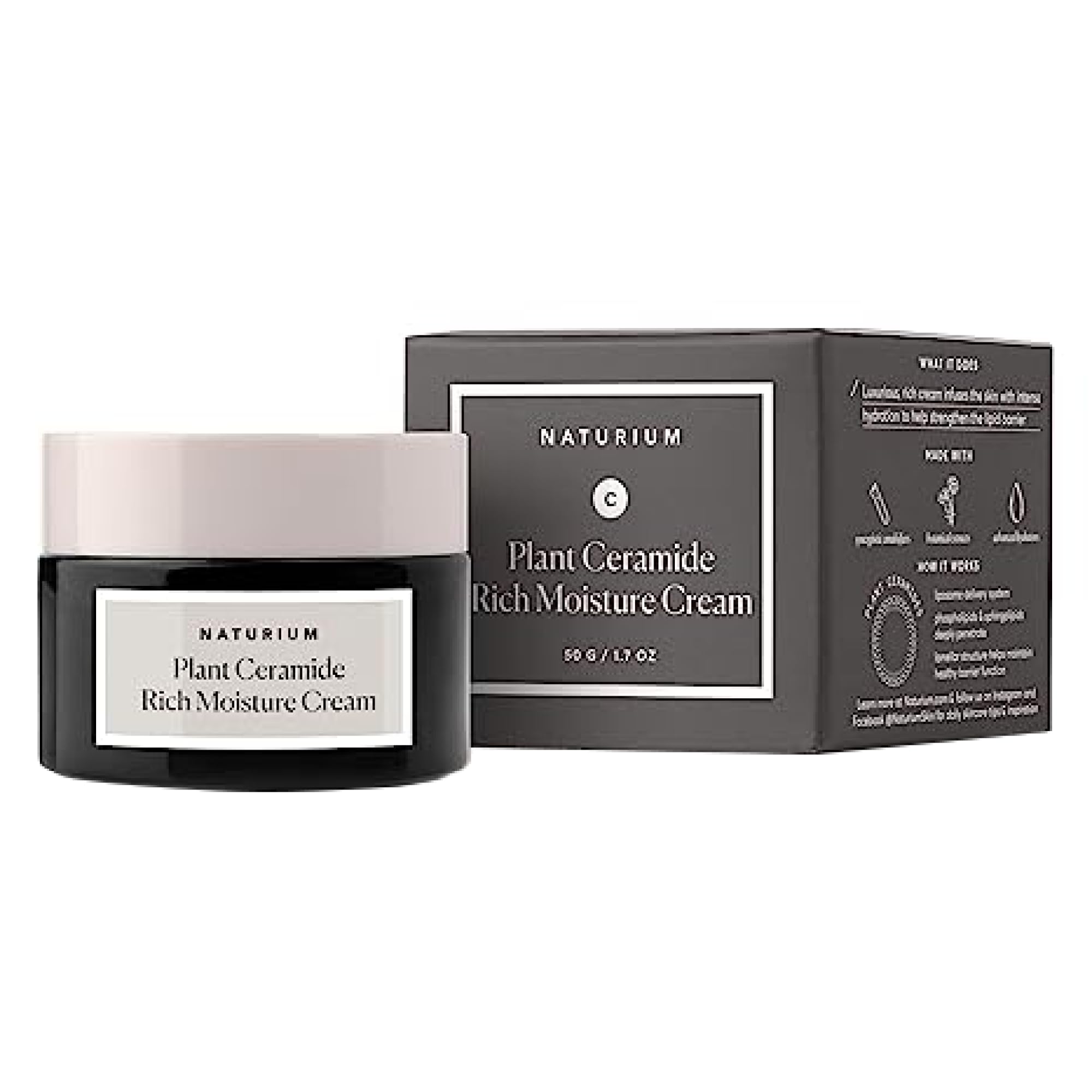 Naturium jar front view showing product name and clean packaging for shelf appeal