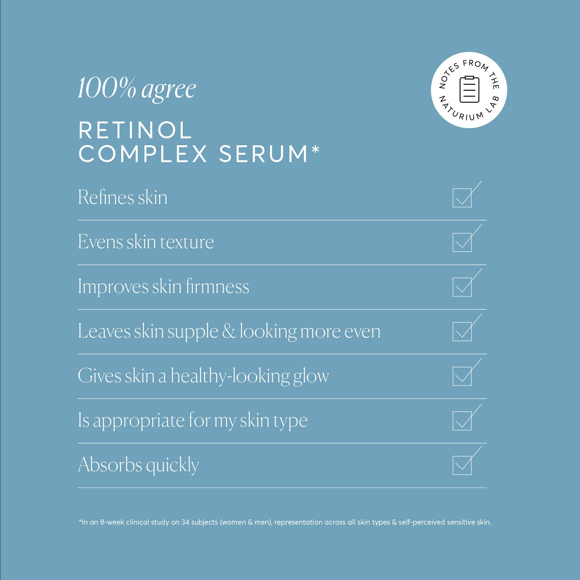 Naturium serum being applied to cheek illustrating smoothing effect and nighttime use