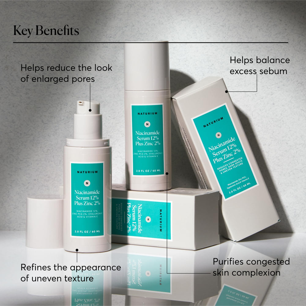 Naturium serum applied to forearm, shows even absorption and comfort