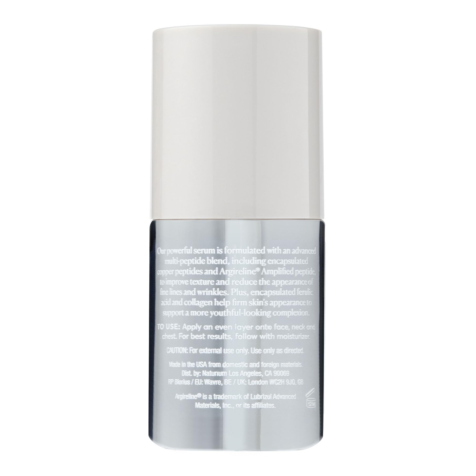 naturium dropper close-up releasing serum for precise application and minimized waste