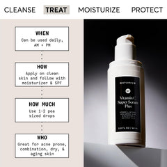 Naturium serum texture on skin highlighting lightweight absorption benefit