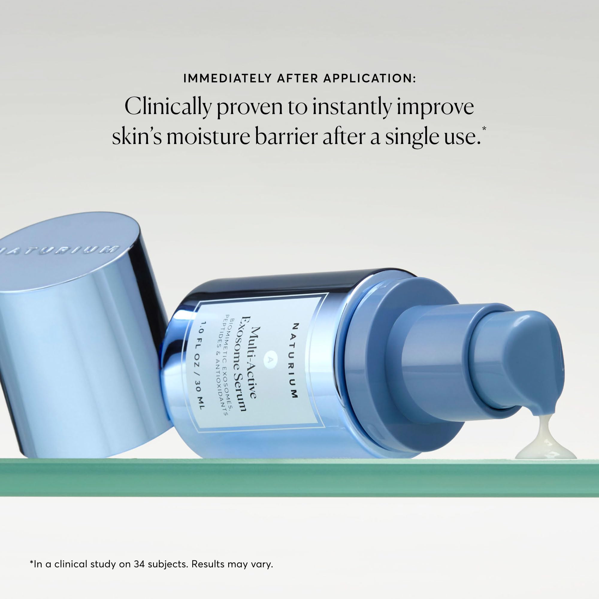 Naturium serum layered under moisturizer showing how it supports hydration