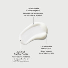 naturium texture swatch on skin showing lightweight absorption and instant plumping effect