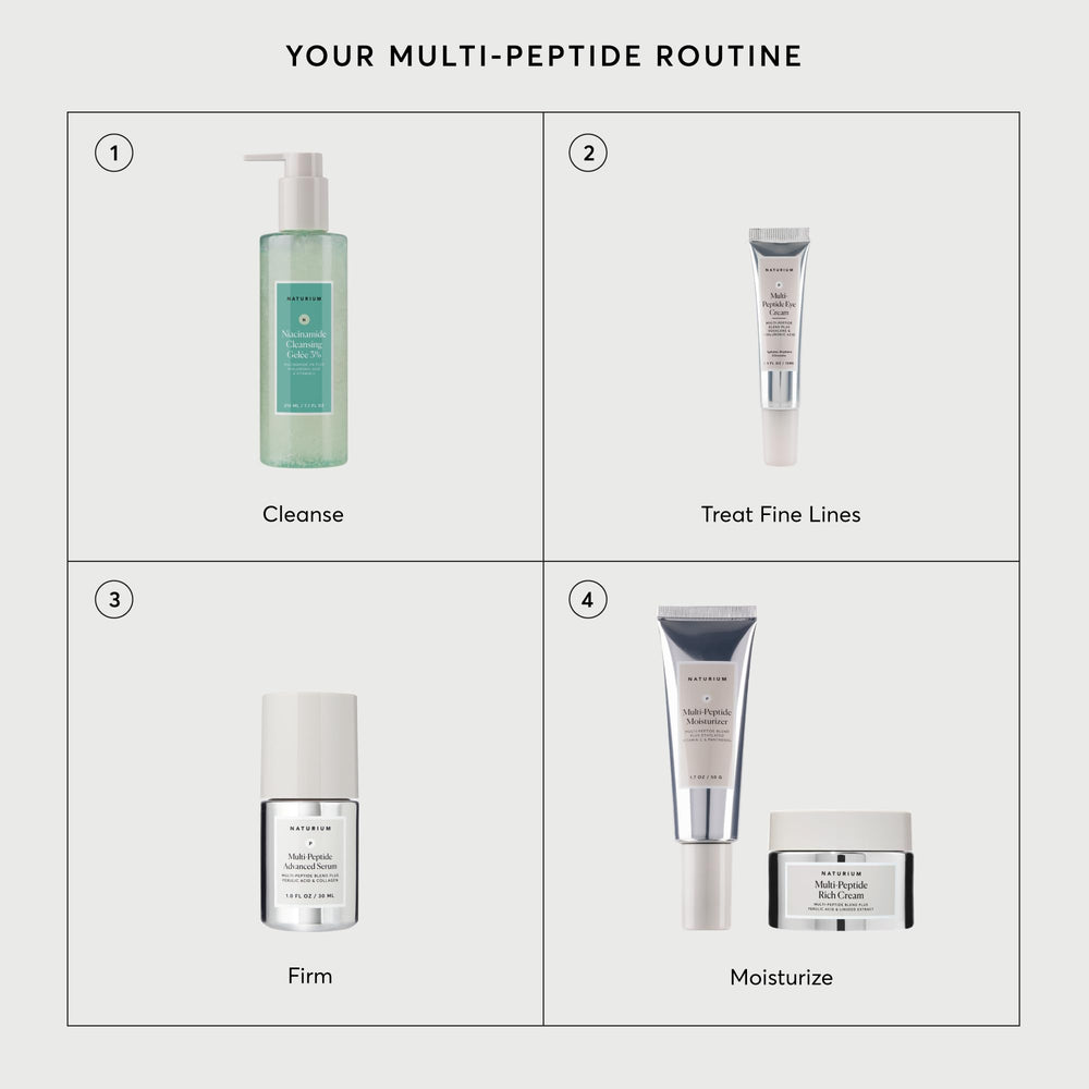 naturium applied during morning routine under moisturizer and SPF for daily protection