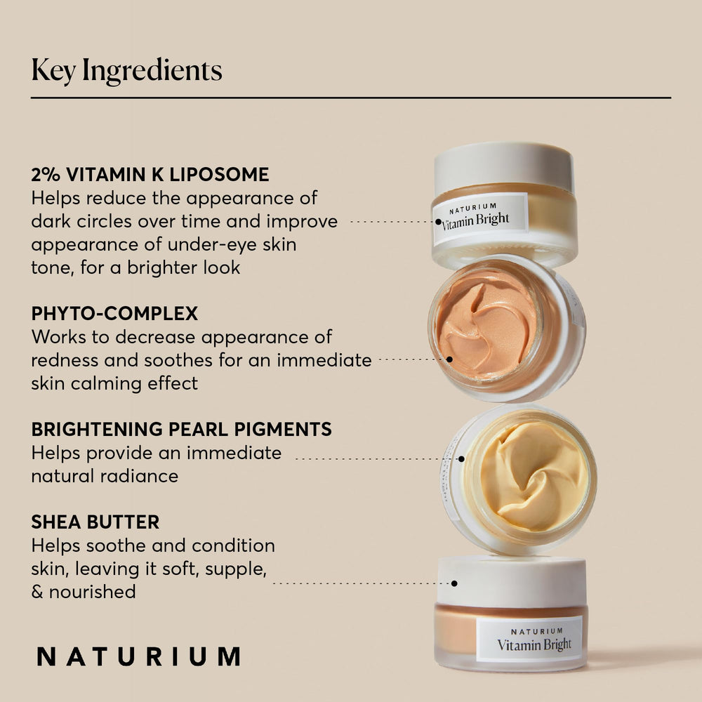 Naturium 0.5 oz tube beside coin for scale showing travel-friendly, portable size