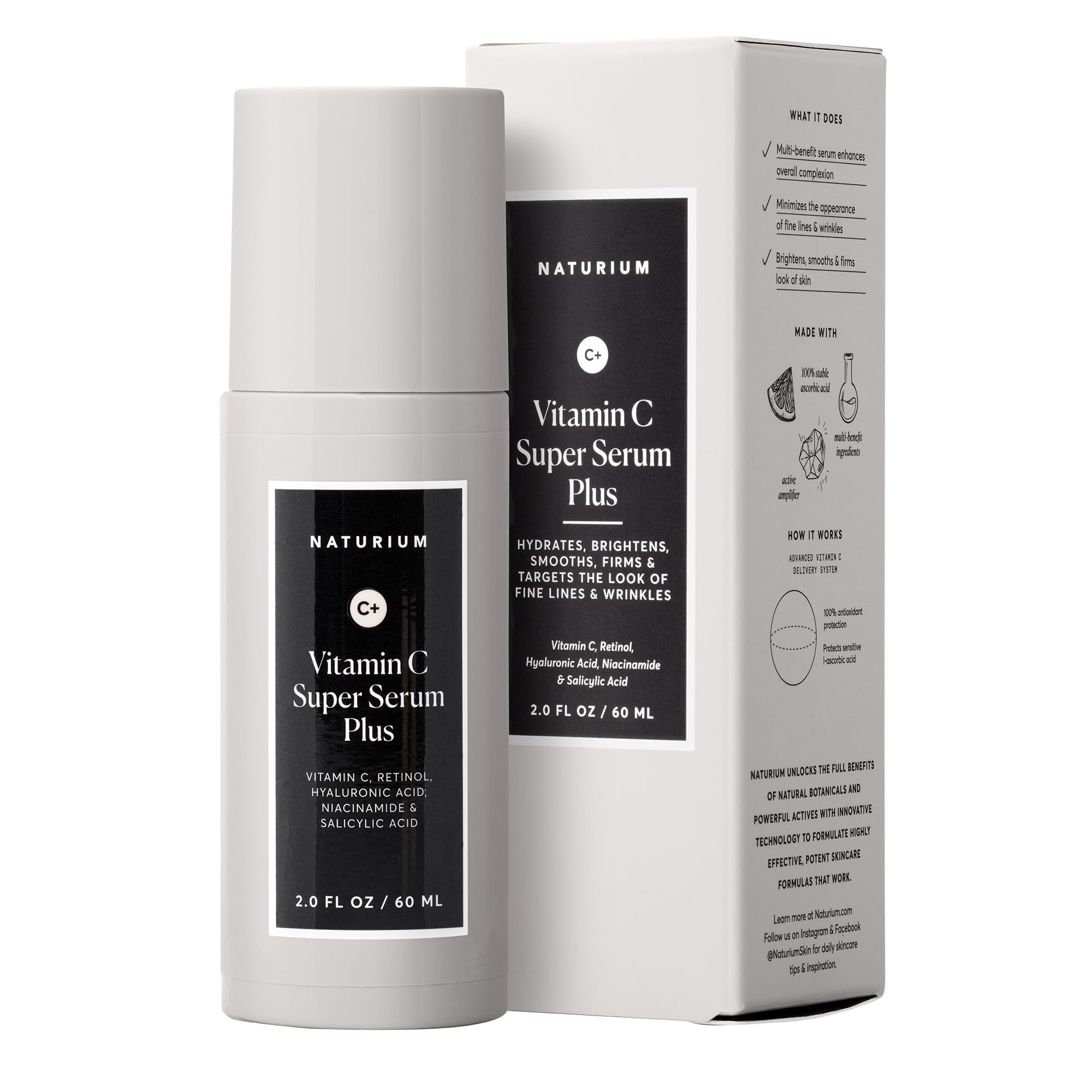 Naturium front packaging showing full product and label benefits