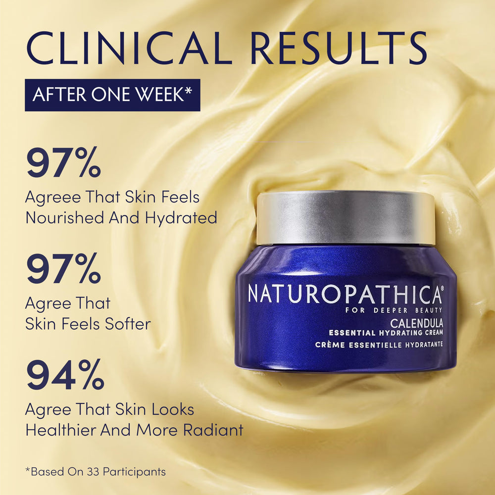 Naturopathica calendula flowers and botanicals highlighting soothing ingredient