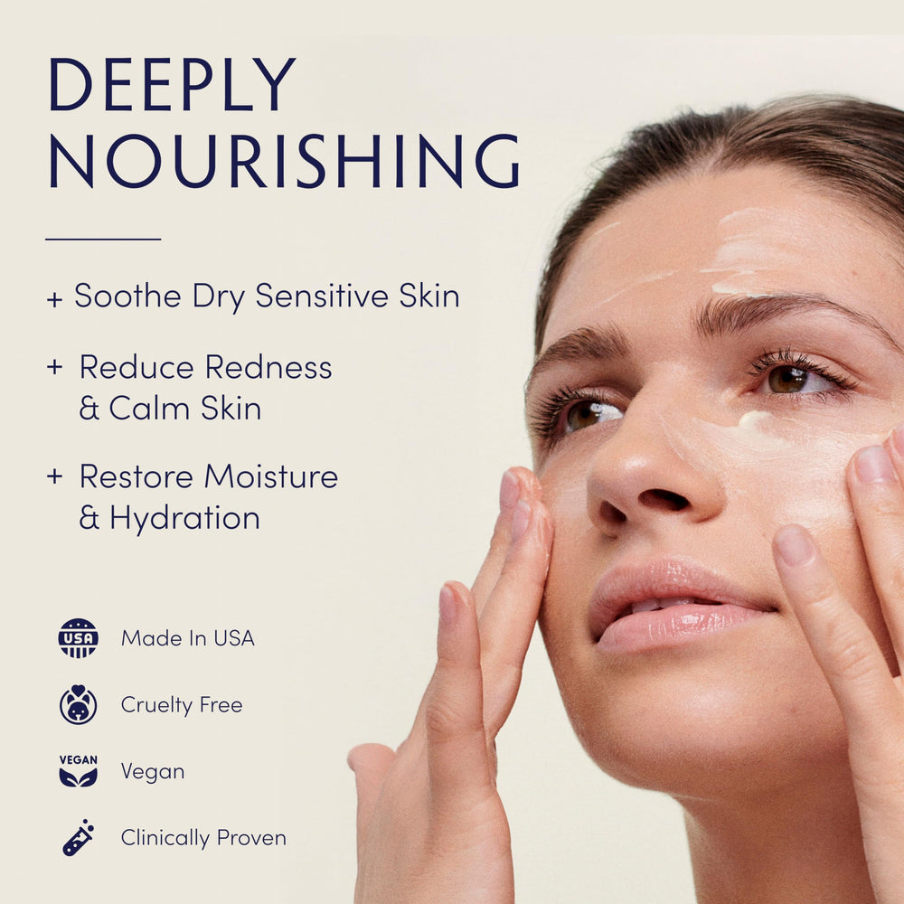Naturopathica cream texture close-up illustrating lightweight, hydrating feel