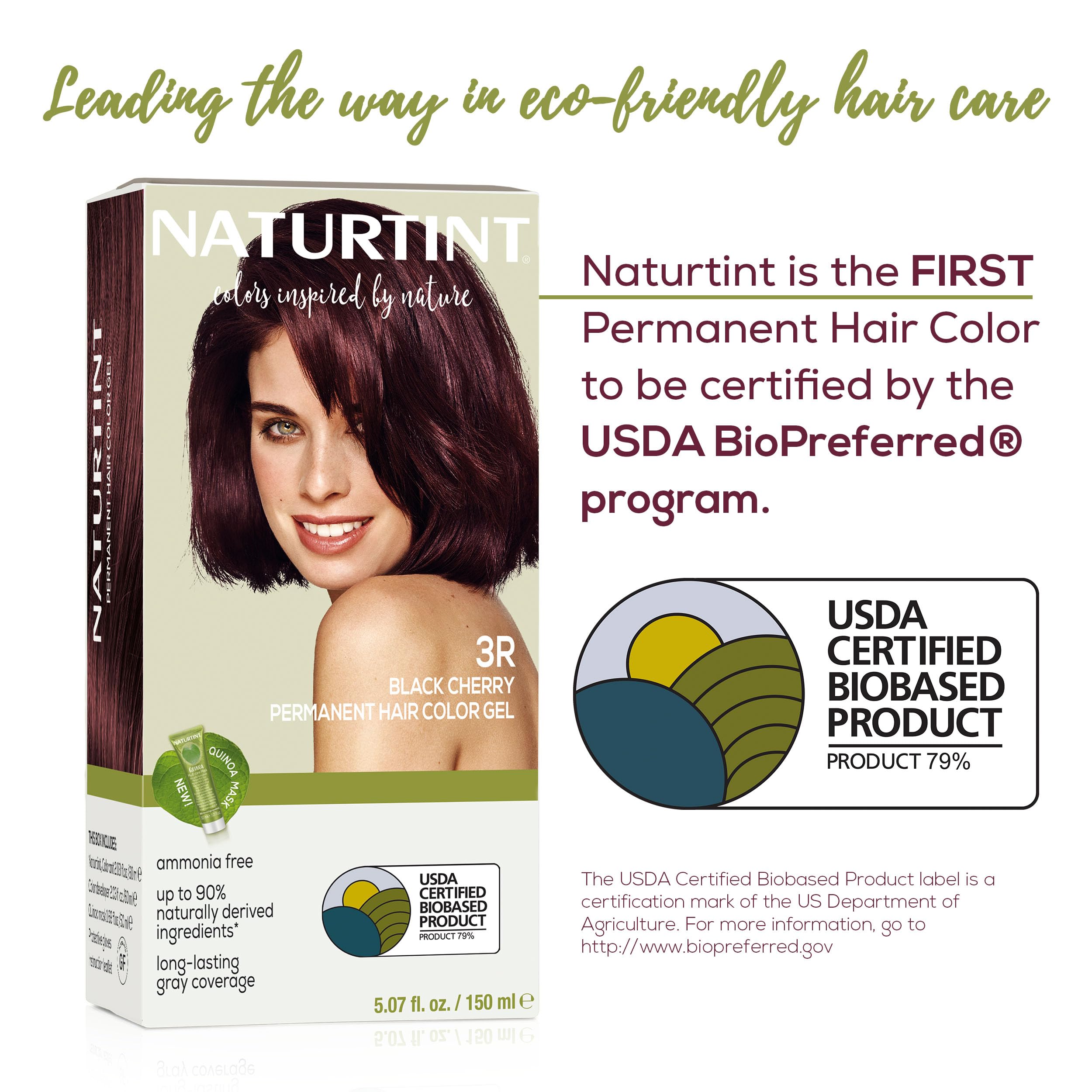 Applying Naturtint on hair strands for even permanent coverage