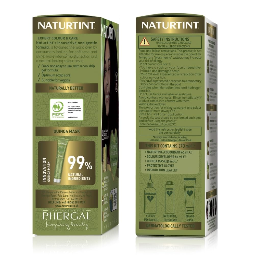 Naturtint kit opened with components visible for easy application