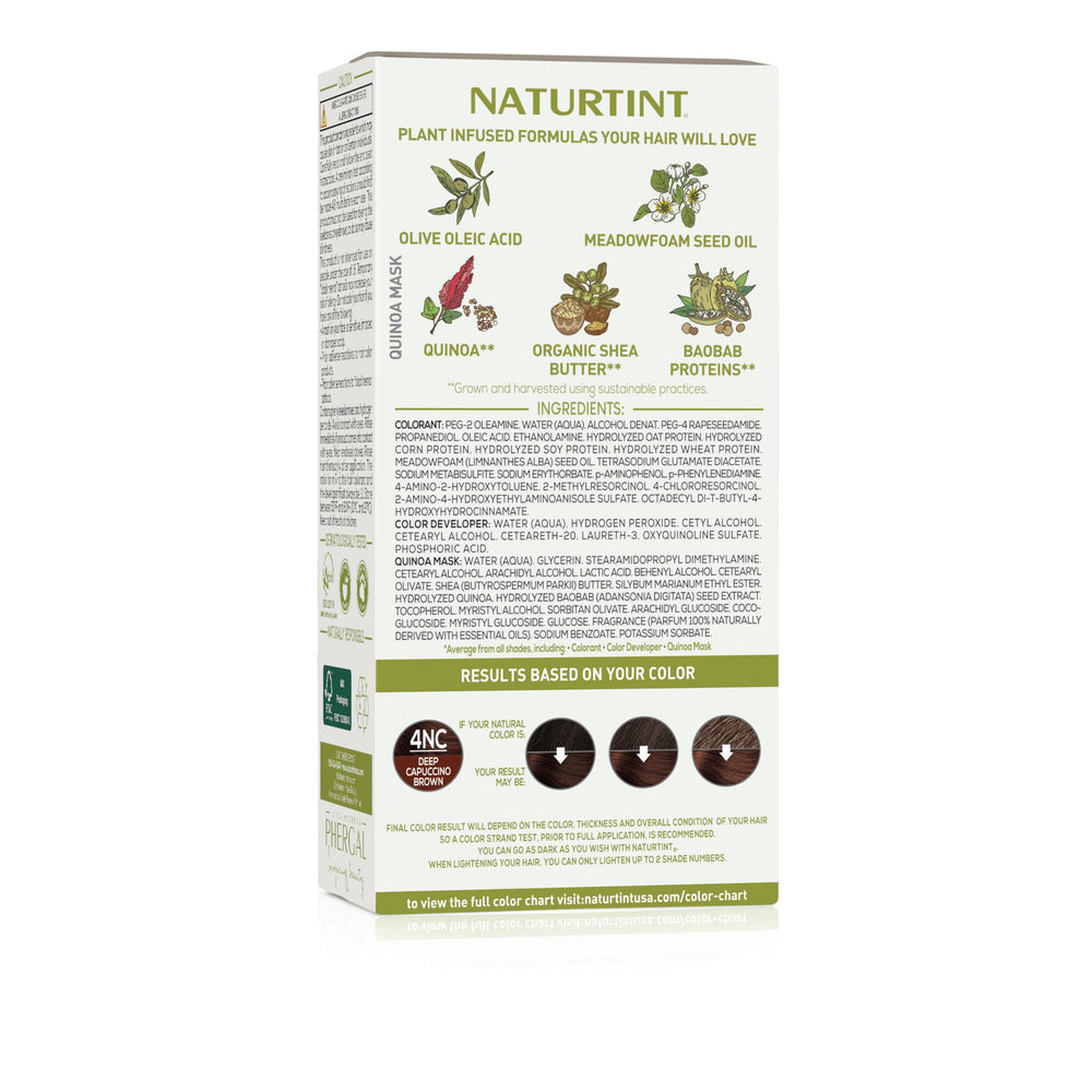Naturtint product tube and developer bottle ready for use