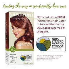 Naturtint after color hair showing shine and warm dimension