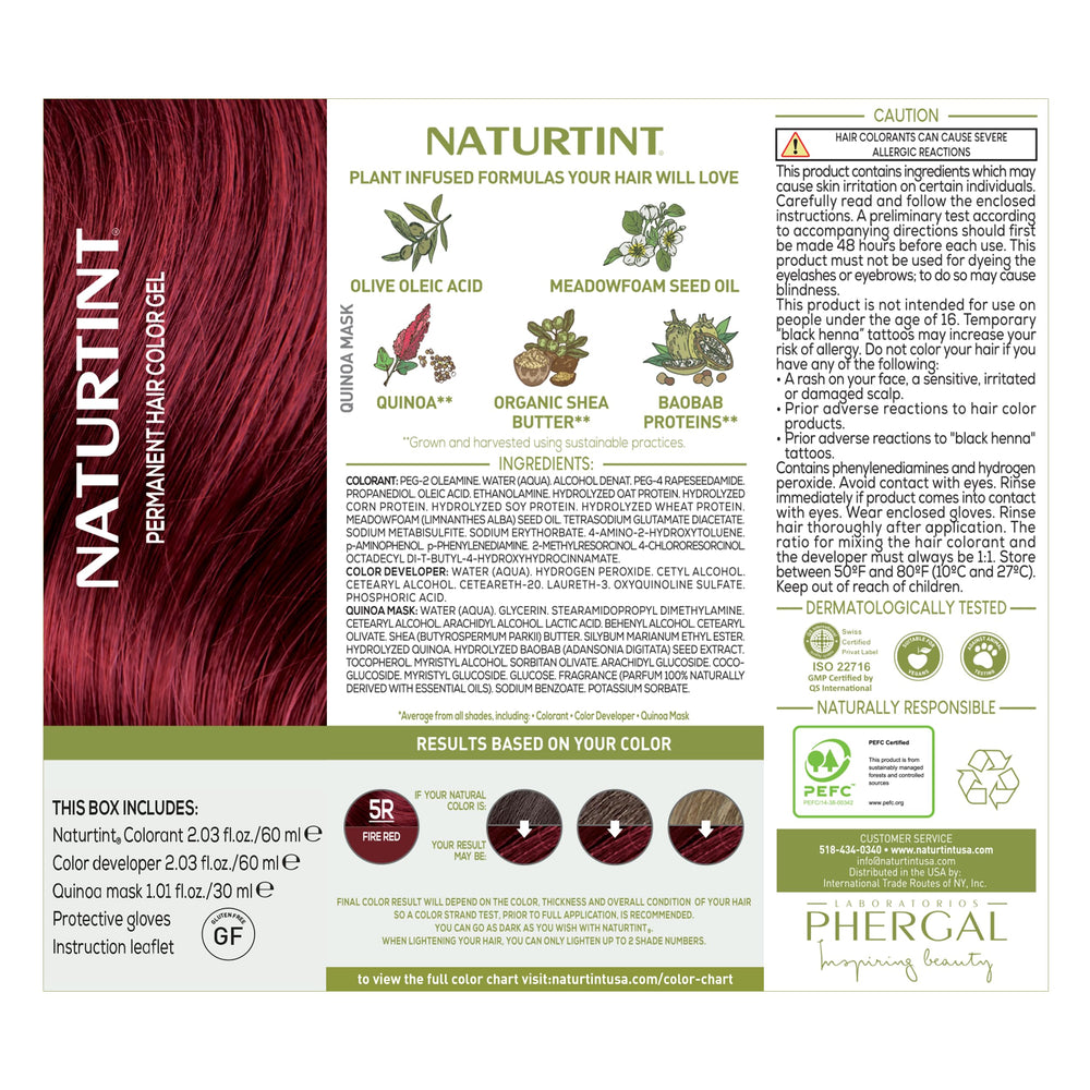 Close-up of Naturtint ingredient texture highlighting plant-based care