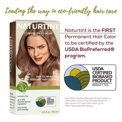 Naturtint after-rinse hair close-up showing shine boost