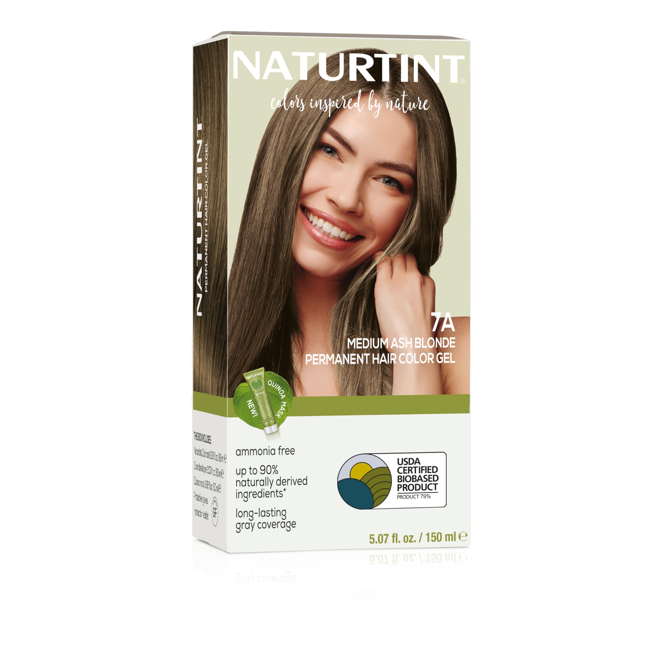 Naturtint front packaging showing shade and benefits for easy selection