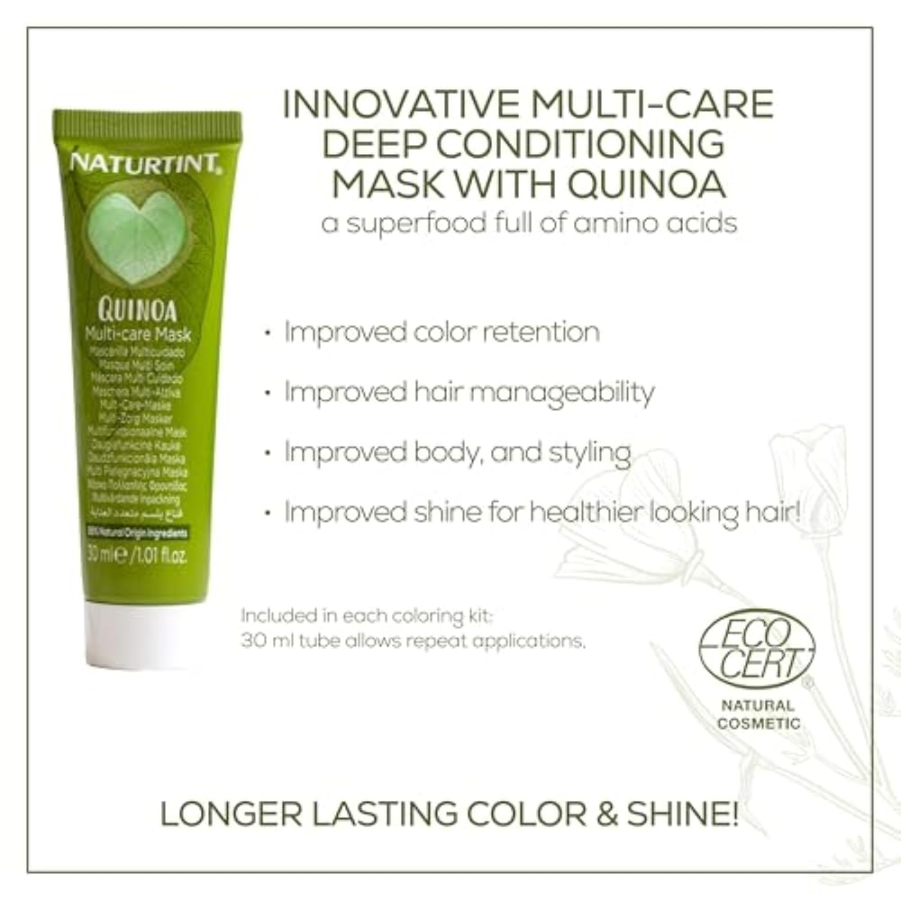 Naturtint ingredients label and certifications for cleaner formula