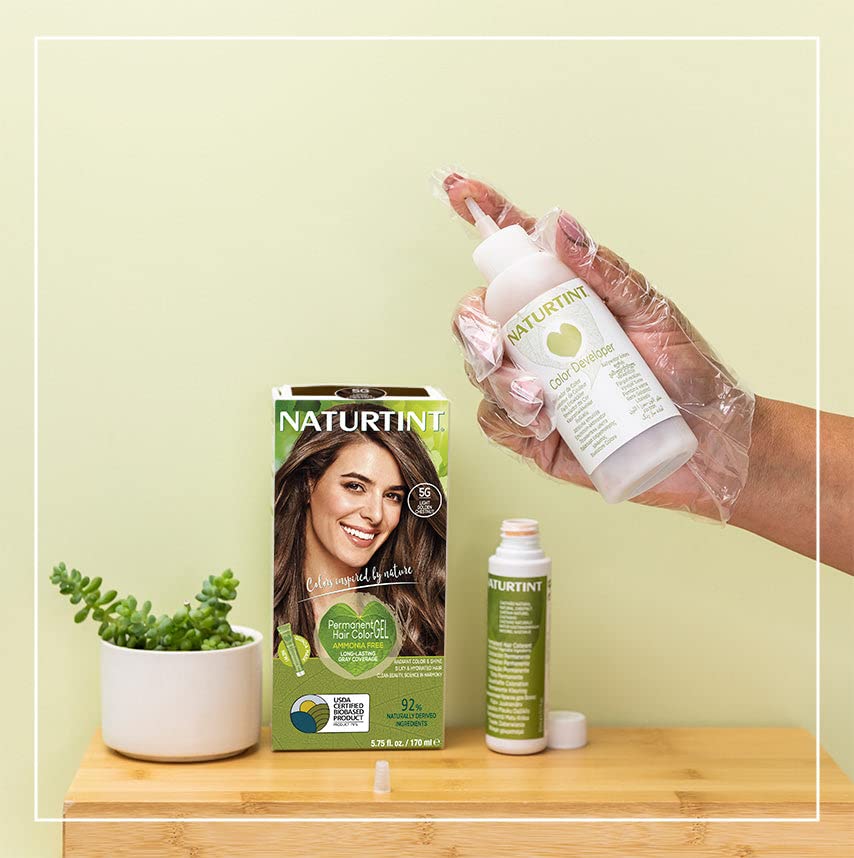 Naturtint label with ingredients and directions for safe accurate application