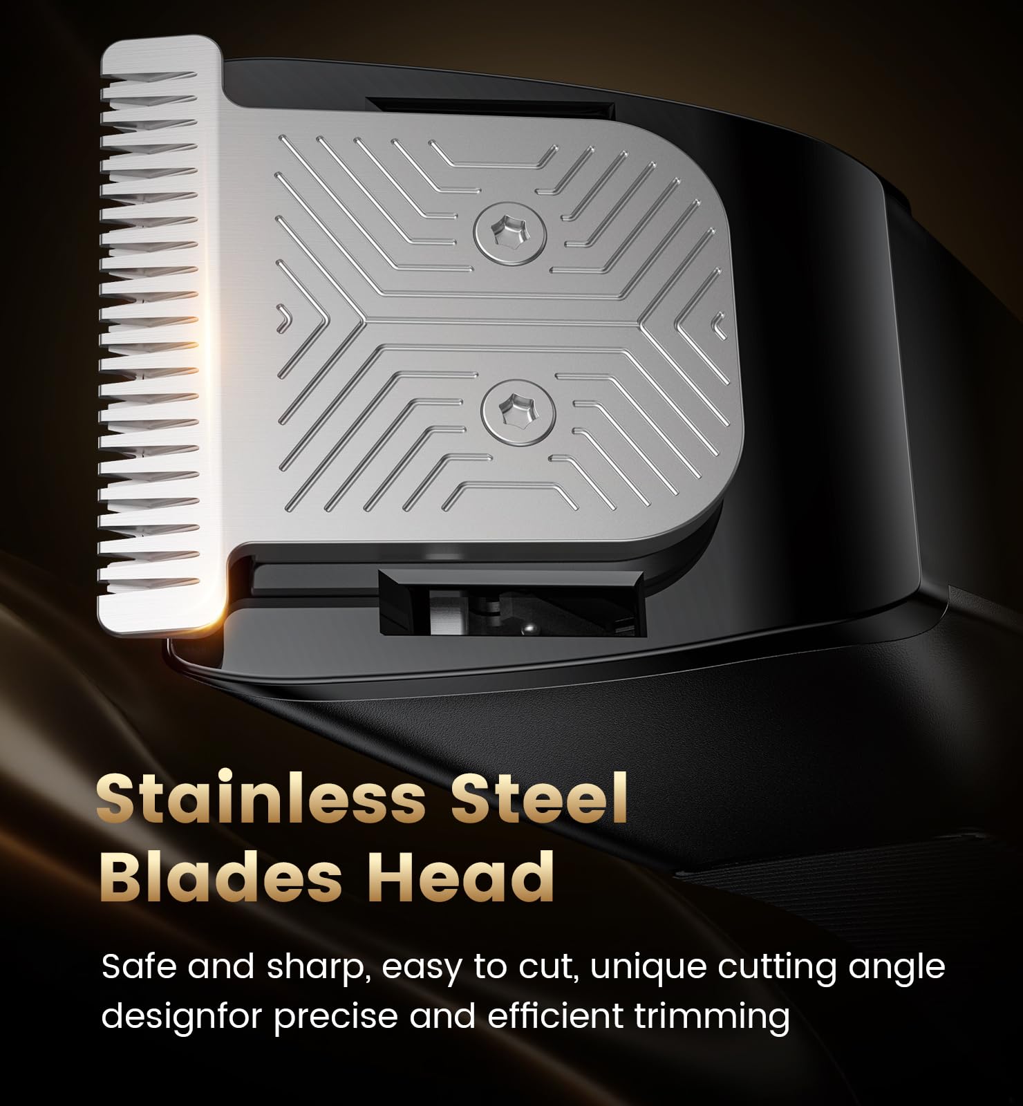 NAUQUOHZ trimmer being used in shower demonstrating IPX7 waterproof convenience